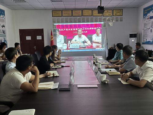 【河海水文】水發(fā)水控集團黨委委員、紀(jì)委書記王高升到河海公司全面從嚴(yán)治黨、黨風(fēng)廉政建設(shè)專題調(diào)研 (1).jpg